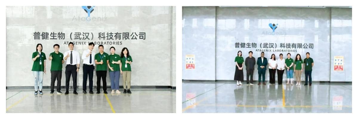 海外客戶走進普健生物實驗研發基地，為一站式蛋白抗體開發平臺點贊