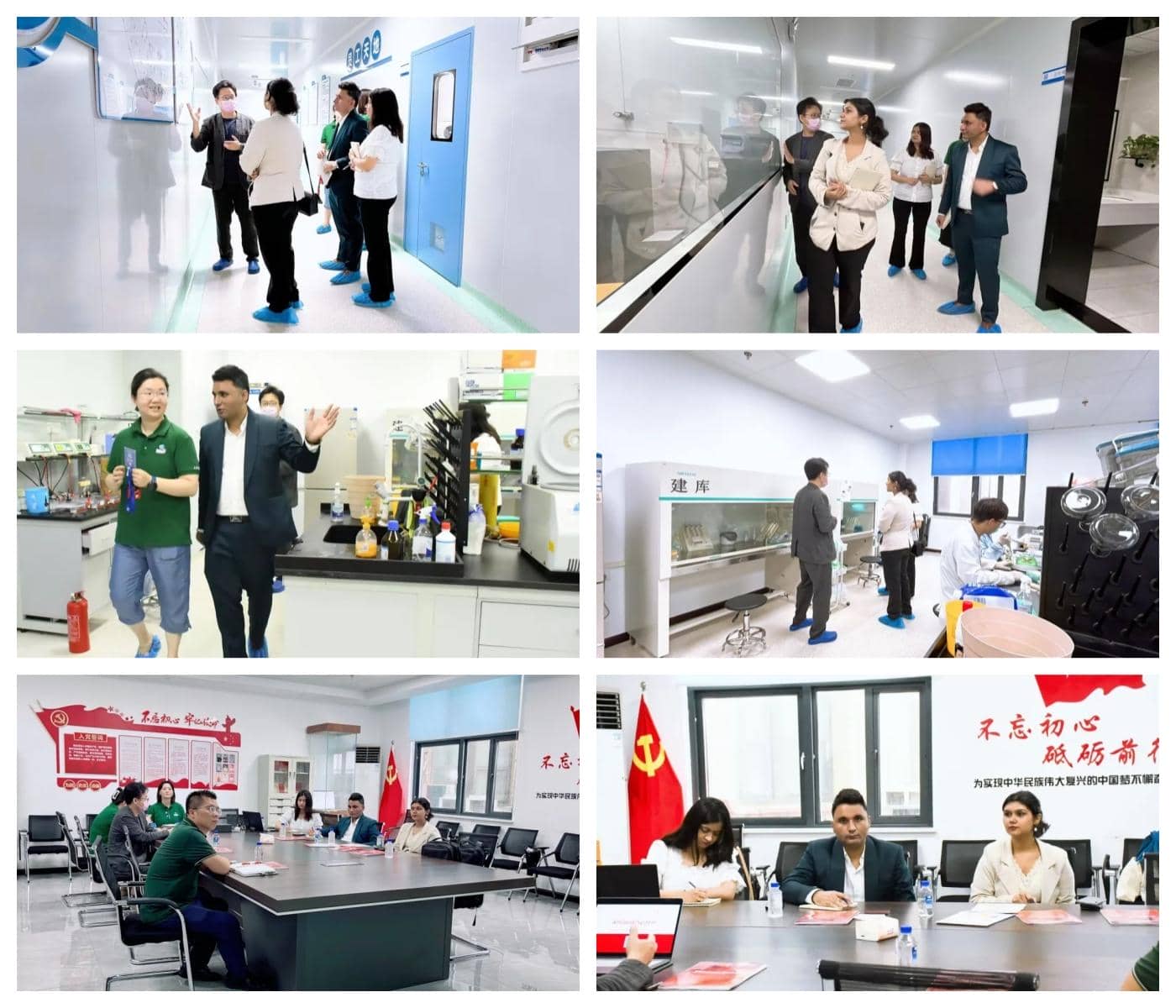 海外客戶走進普健生物實驗研發基地，為一站式蛋白抗體開發平臺點贊